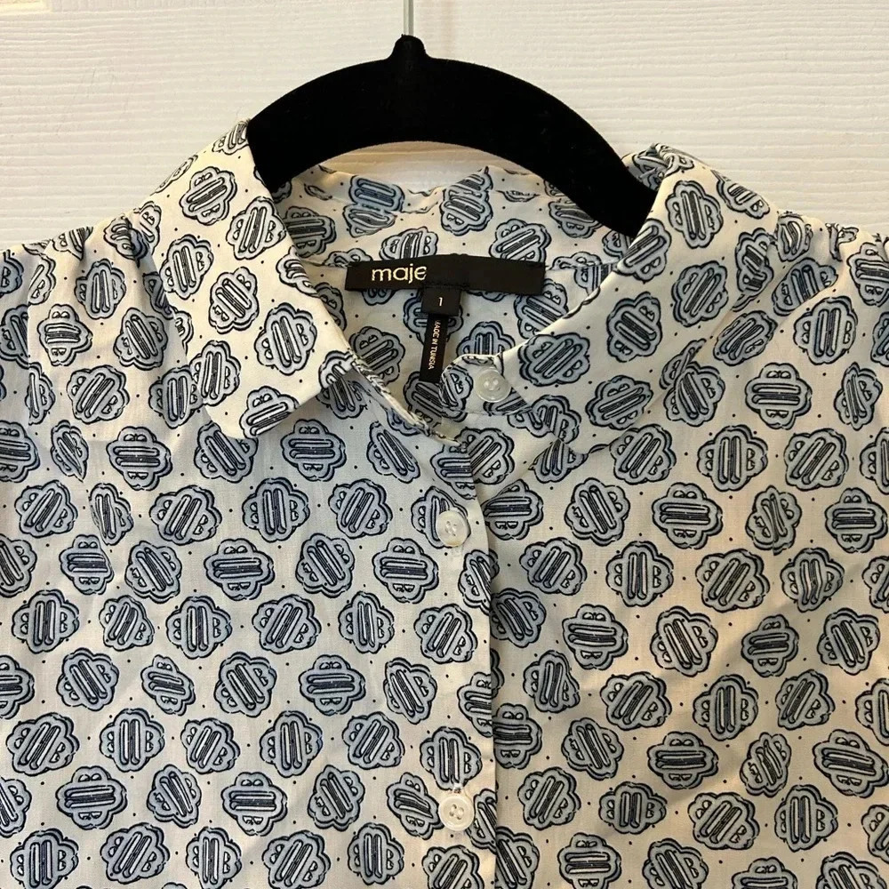 Maje
Monogram Printed Shirt - Picture 5 of 7